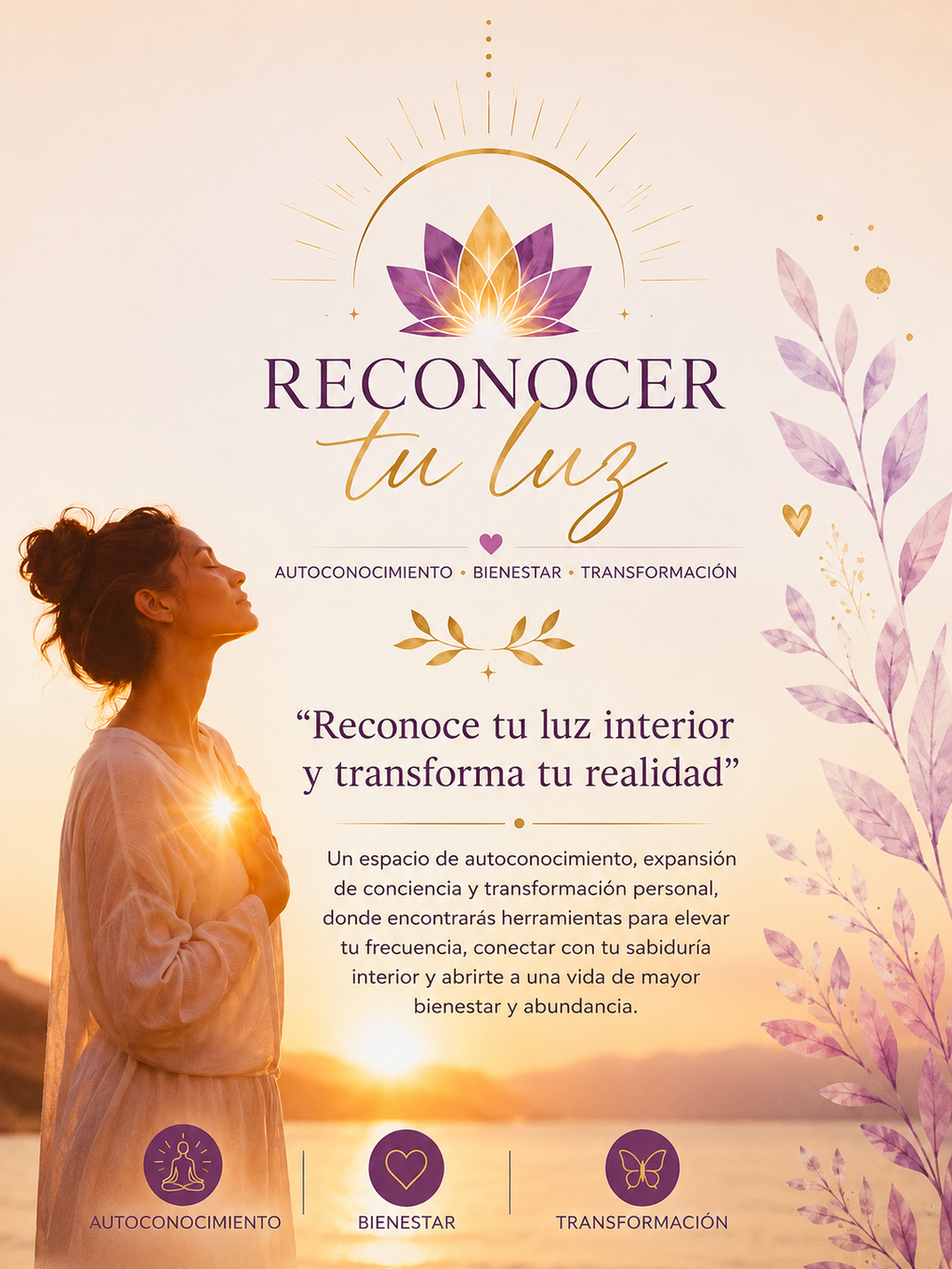 Taller Autogestivo Reconocer Tu Luz ☀️Transforma tú Realidad💛